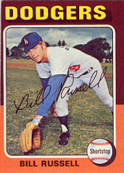1975 Topps Baseball Cards      023      Bill Russell